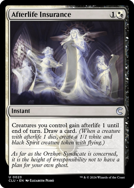 Image for Afterlife Insurance (23) (CLU) - Magic: The Gathering