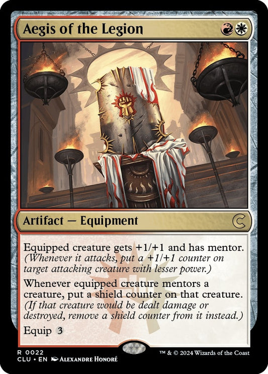 Image for Aegis of the Legion (22) (CLU) - Magic: The Gathering
