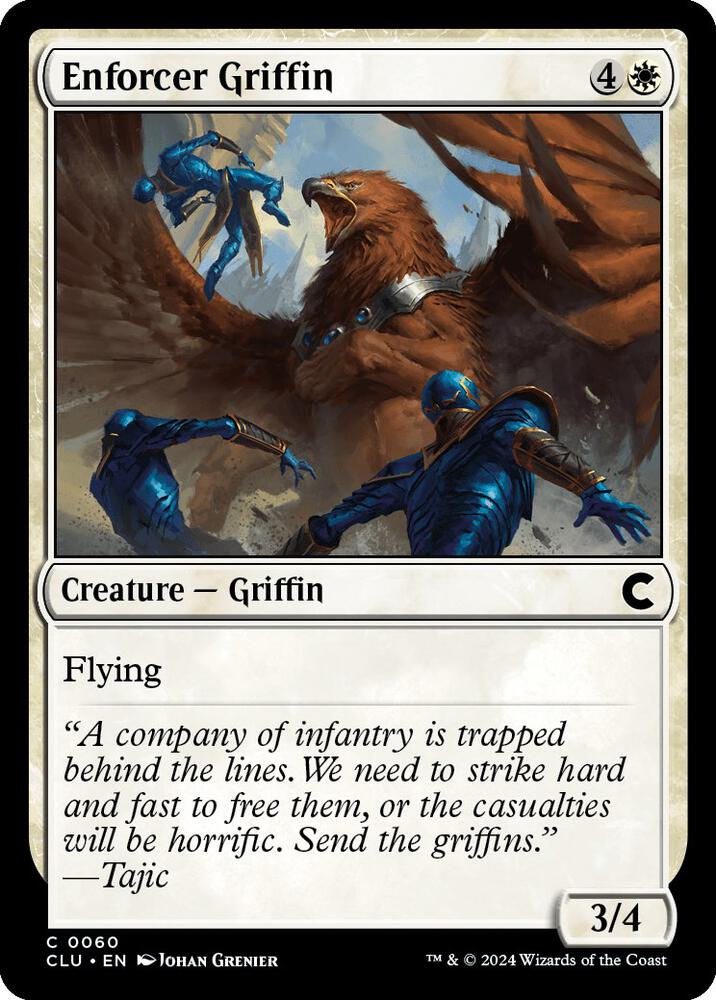 Enforcer Griffin (60) (CLU)