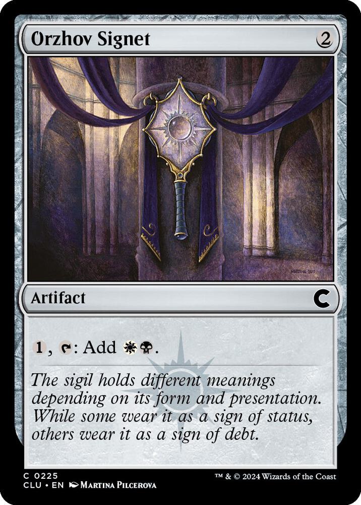 Orzhov Signet (225) (CLU)