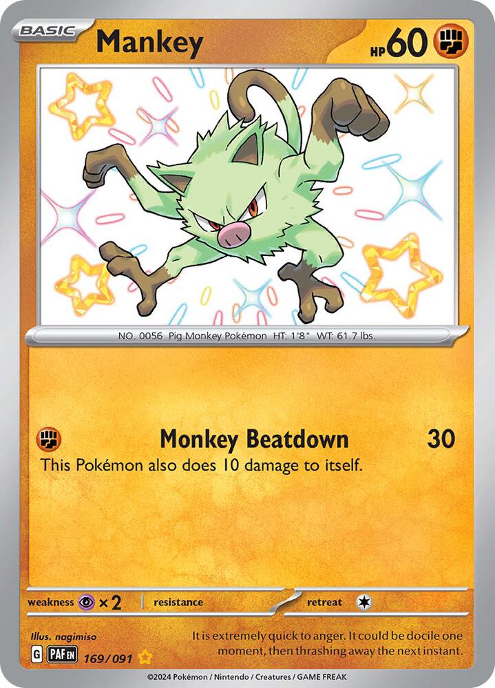 Mankey - 169/091 (169/091) (PAF)