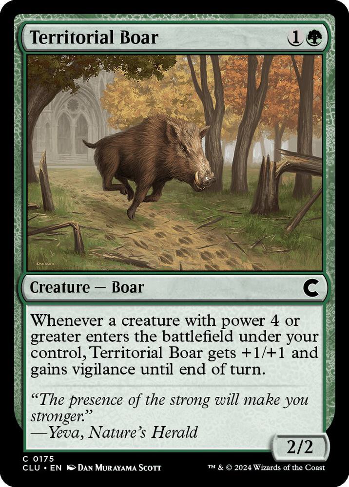 Territorial Boar (175) (CLU)