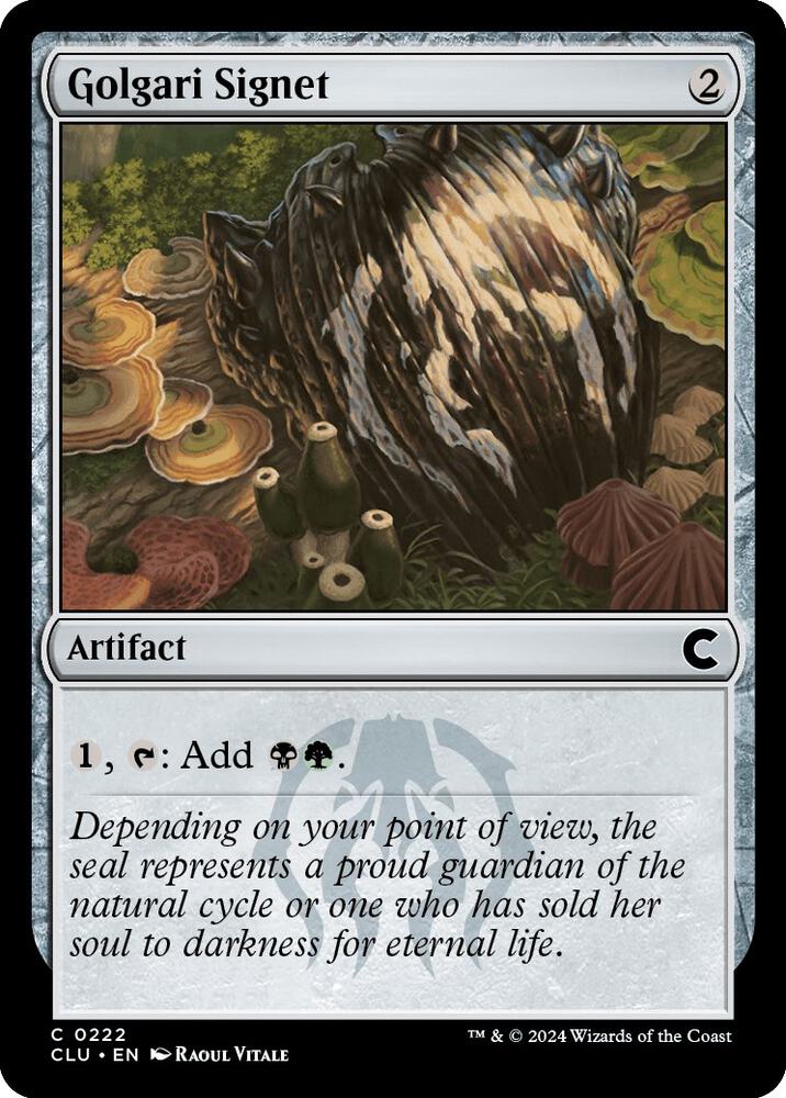 Golgari Signet (222) (CLU)