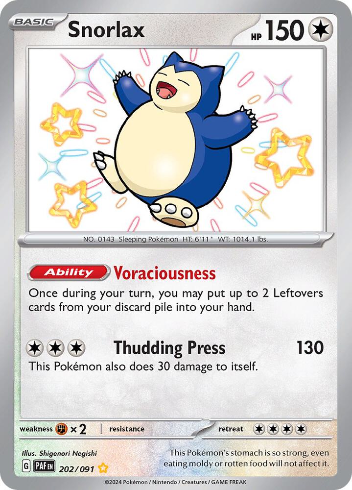 Snorlax (202/091) (PAF)