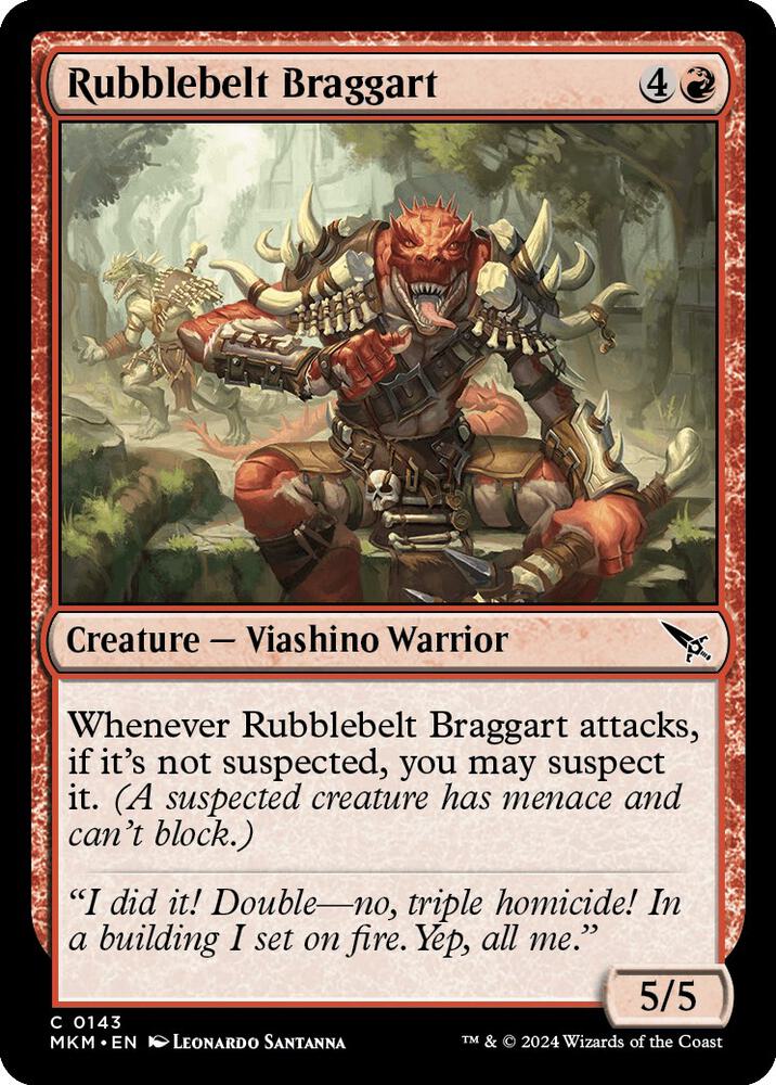 Rubblebelt Braggart (143) (MKM)