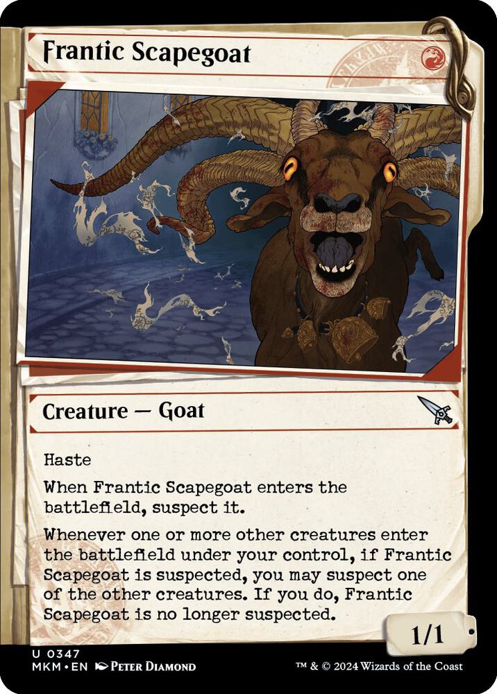 Frantic Scapegoat (Showcase) (347) (MKM)