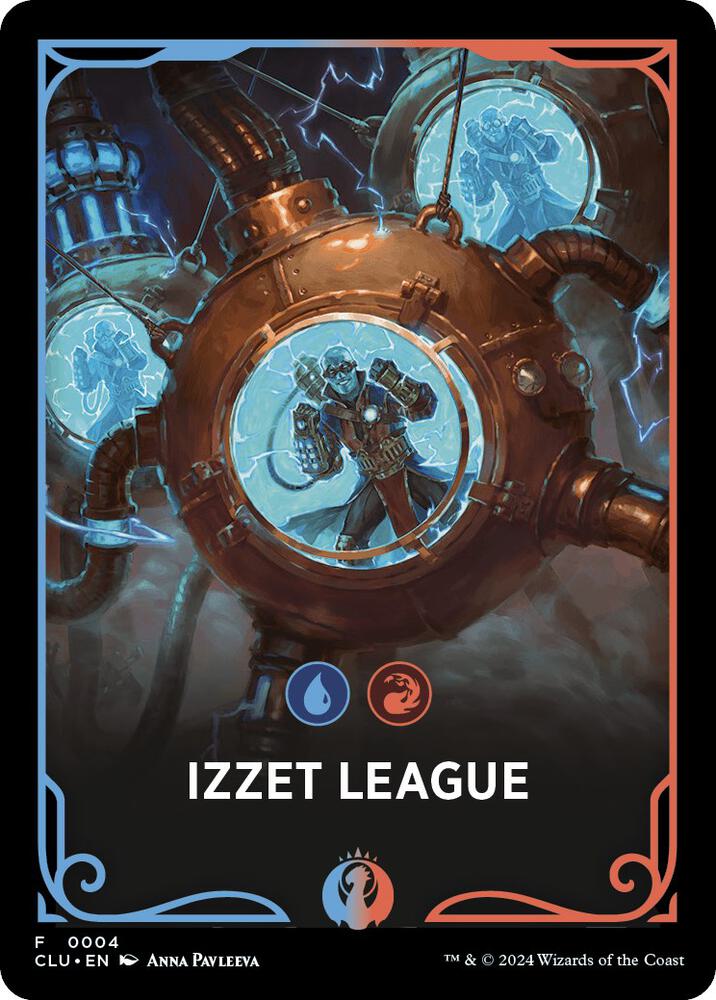 Izzet League Theme Card (4) (CLU)