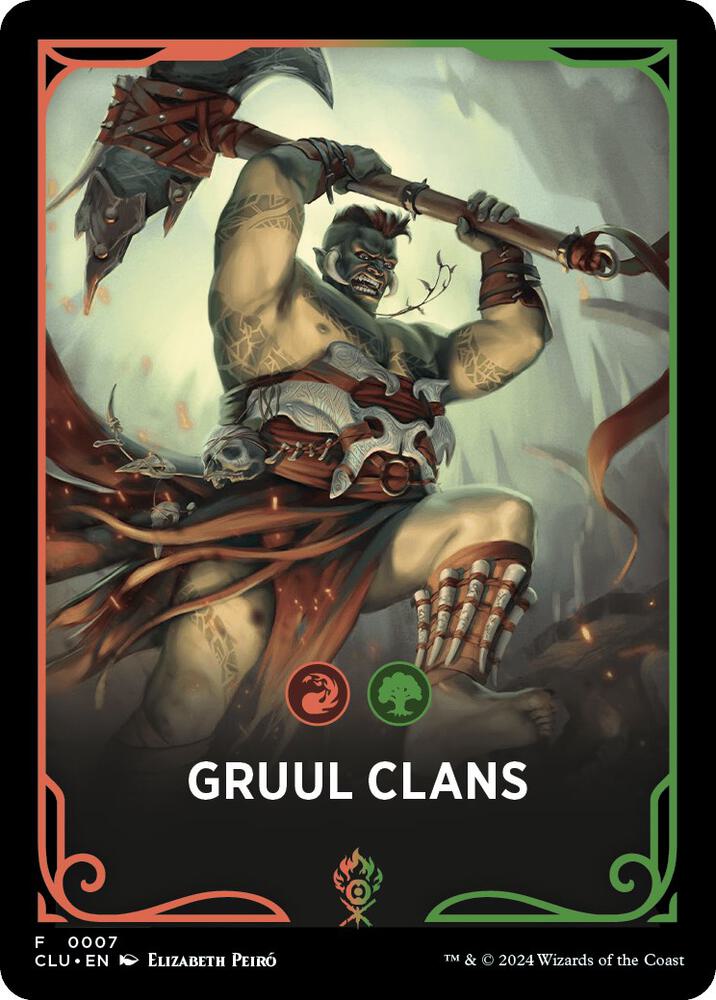 Gruul Clans Theme Card (7) (CLU)