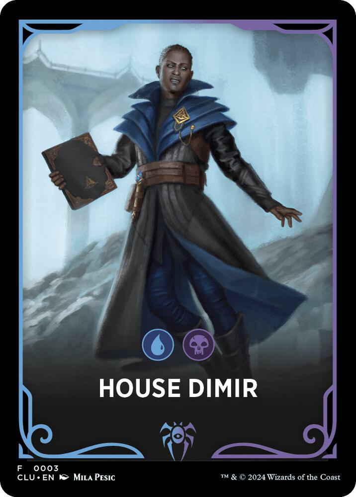 House Dimir Theme Card (3) (CLU)