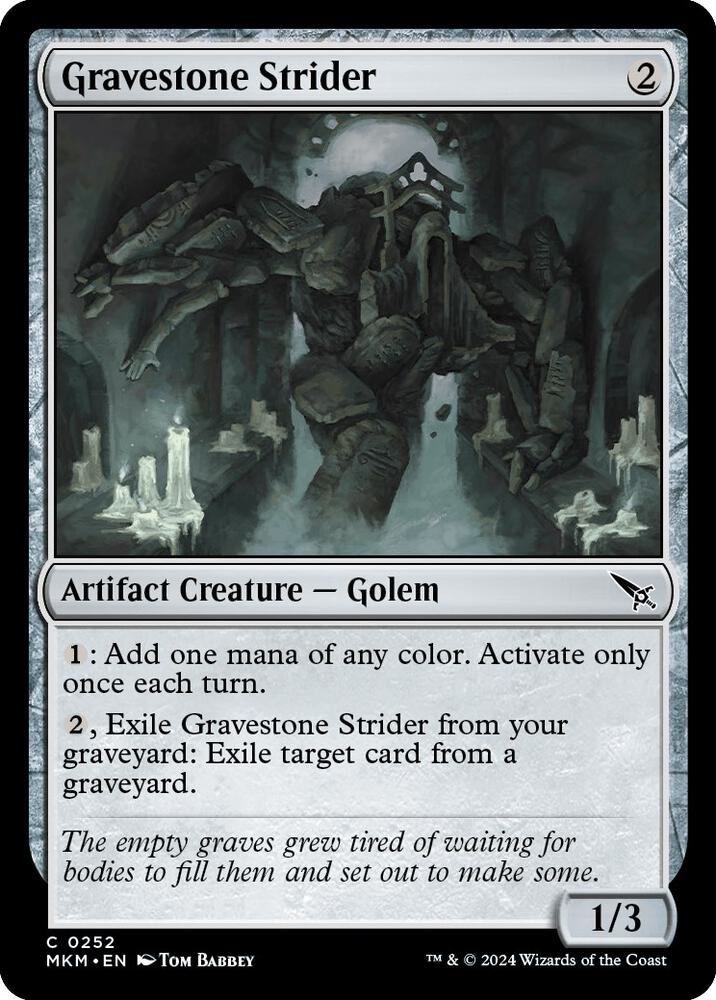 Gravestone Strider (252) (MKM)