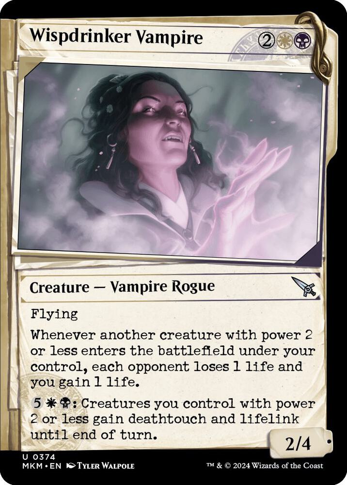 Wispdrinker Vampire (Showcase) (374) (MKM)