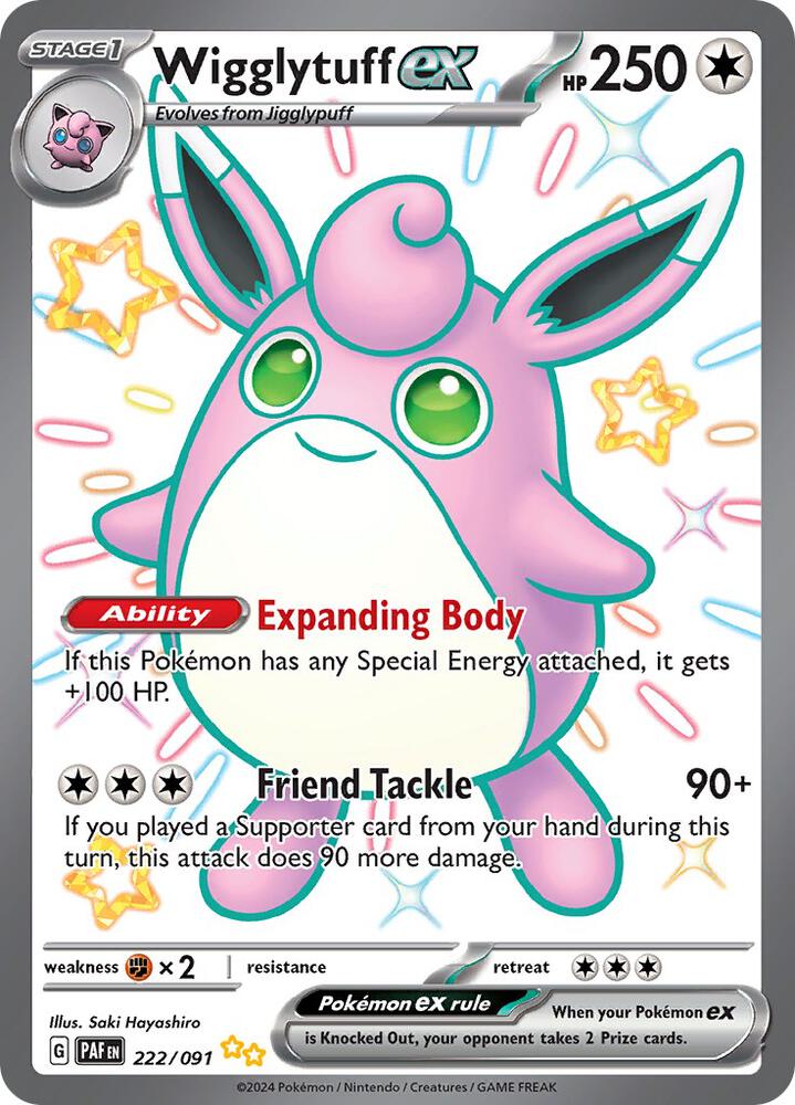 Wigglytuff ex (222/091) (PAF)