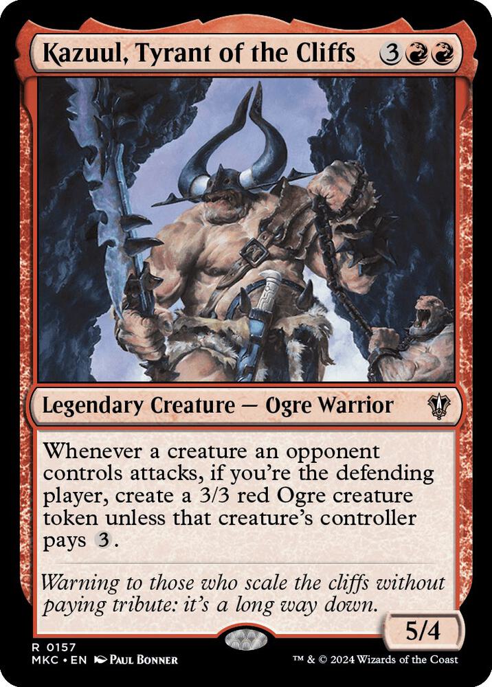 Kazuul, Tyrant of the Cliffs (157) (MKC)