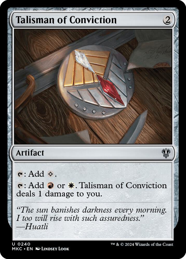 Talisman of Conviction (240) (MKC)