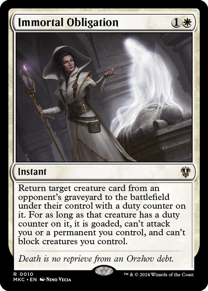 Immortal Obligation (10) (MKC)