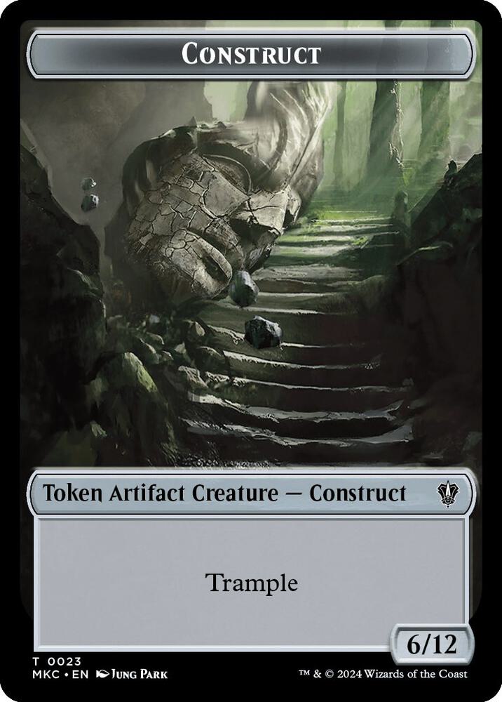 Construct // Soldier Double-Sided Token (23 // 3) (MKC)