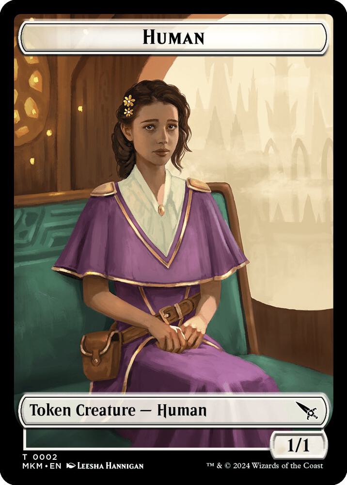 Human // Ogre Double-Sided Token (2 // 14) (MKC)