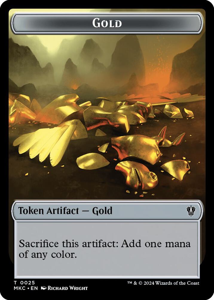 Gold // The Monarch Double-Sided Token (25 // 31) (MKC)
