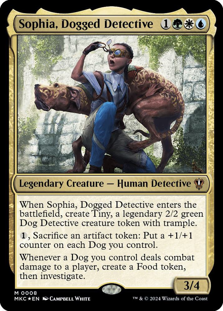 Sophia, Dogged Detective (8) (MKC)