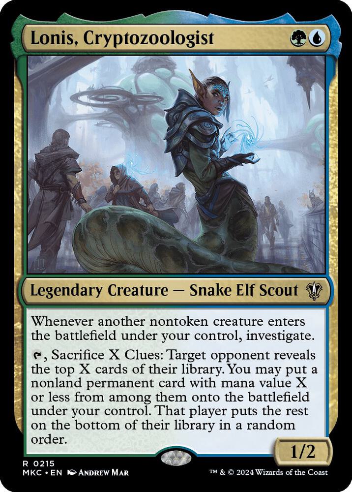 Lonis, Cryptozoologist (215) (MKC)