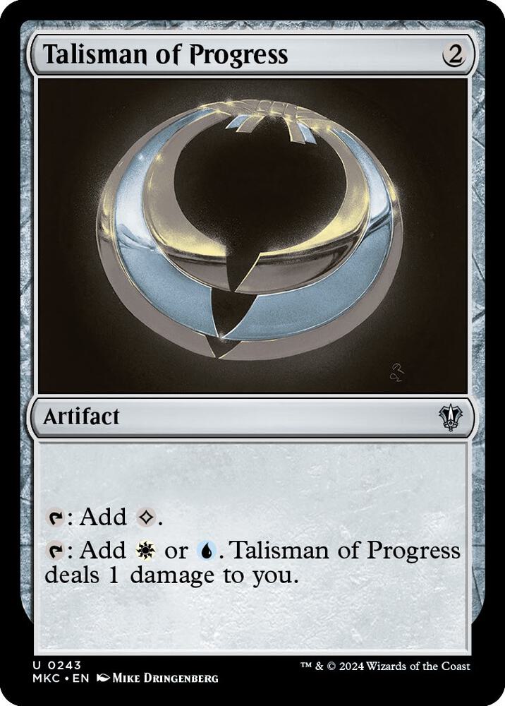 Talisman of Progress (243) (MKC)