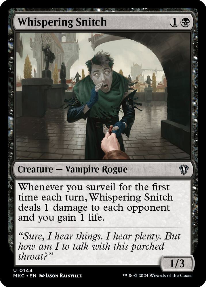 Whispering Snitch (144) (MKC)