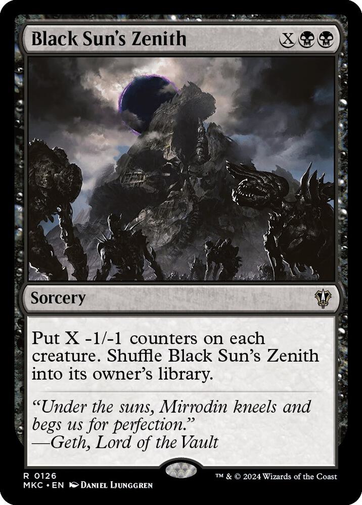 Black Sun's Zenith (126) (MKC)