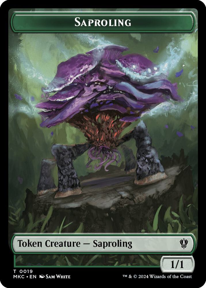 Saproling // Morph Double-Sided Token (19 // 30) (MKC)