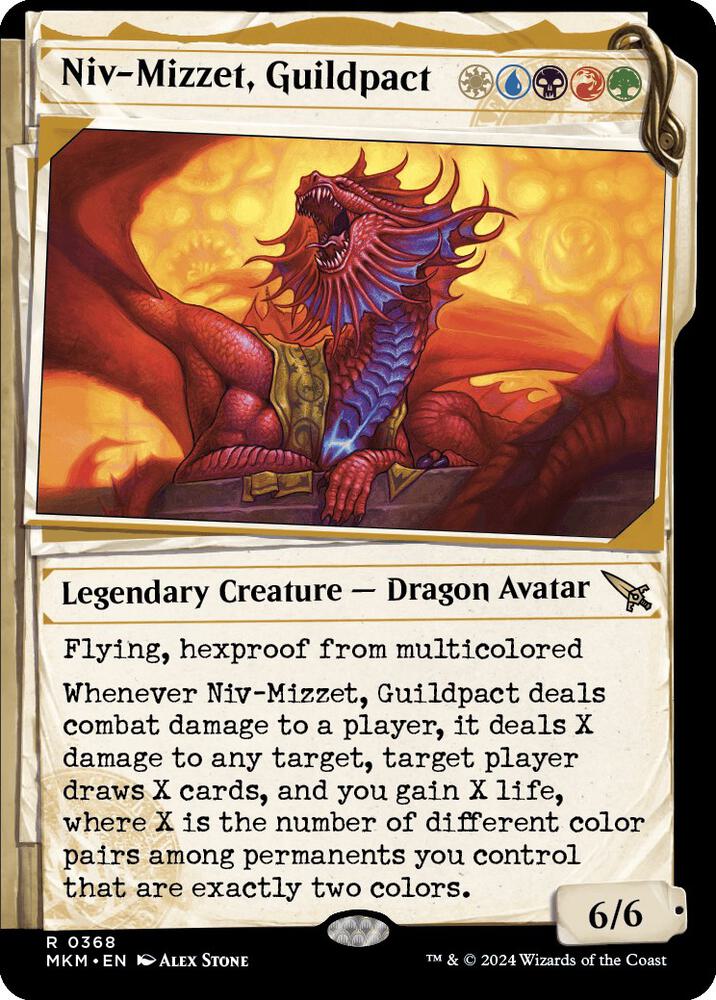 Niv-Mizzet, Guildpact (Showcase) (368) (368) (MKM)