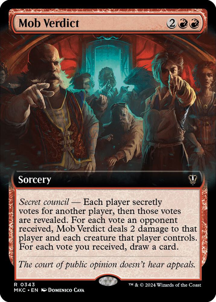 Mob Verdict (Extended Art) (343) (MKC)