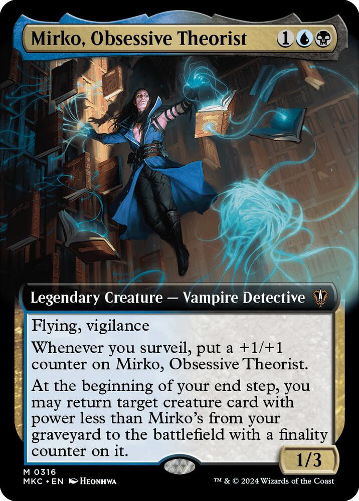 Mirko, Obsessive Theorist (Extended Art) (316) (MKC)