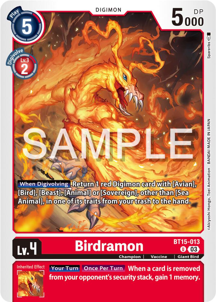 Birdramon (BT15-013 U) (BT-15)