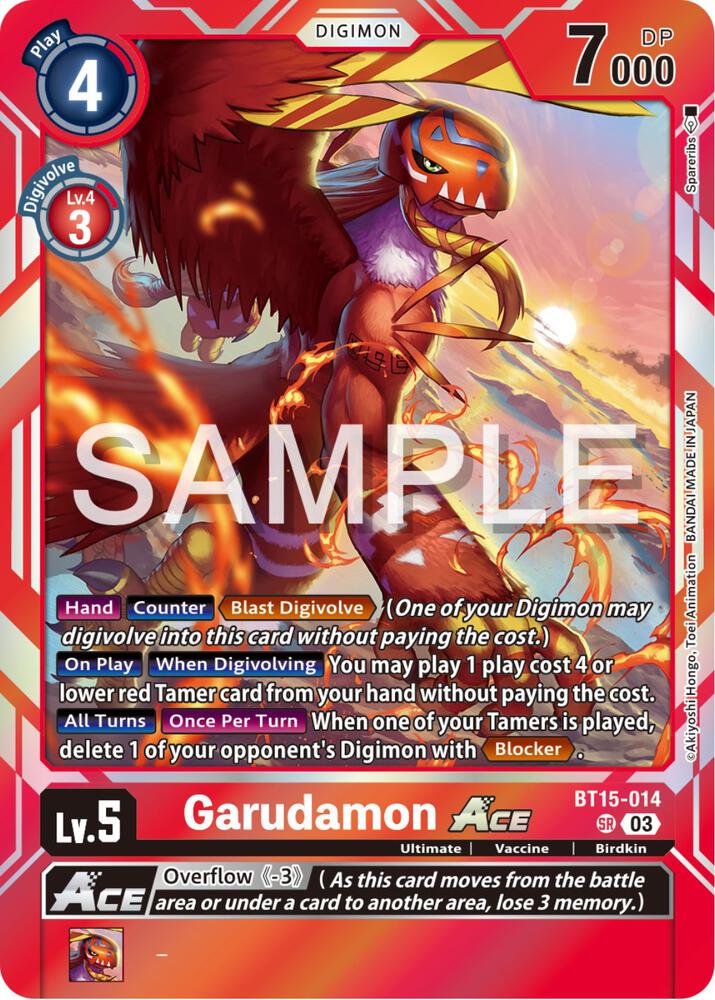 Garudamon ACE (BT15-014 SR) (BT-15)