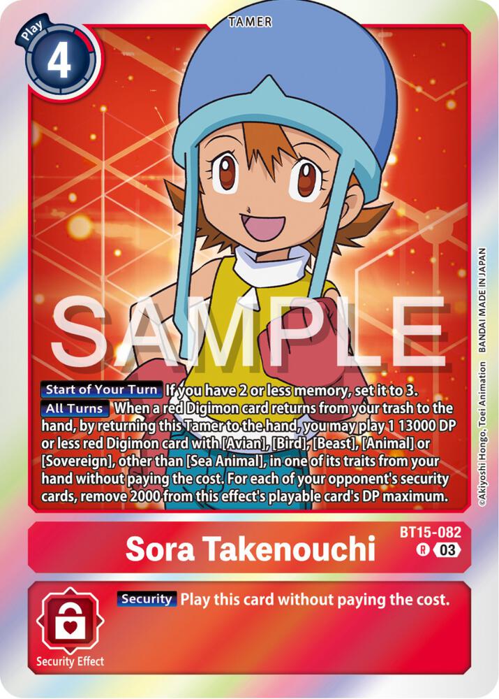 Sora Takenouchi (BT15-082 R) (BT-15)
