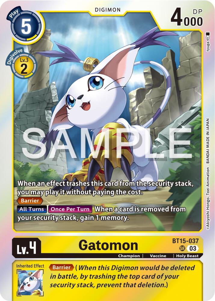 Gatomon (BT15-037 SR) (BT-15)