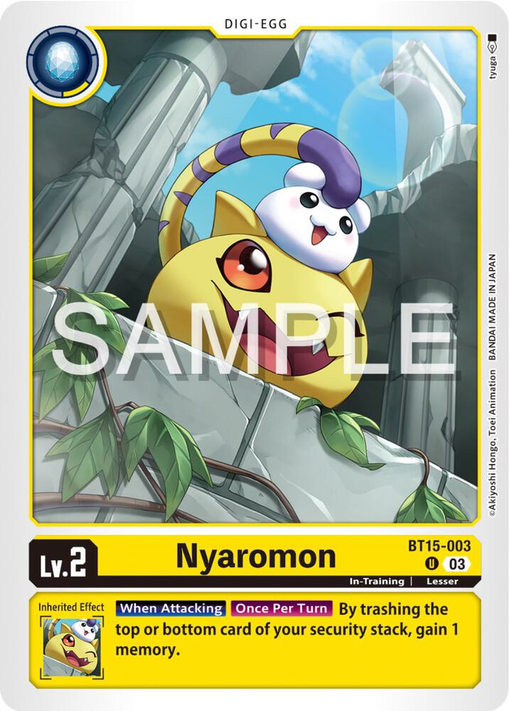 Nyaromon (BT15-003 U) (BT-15)