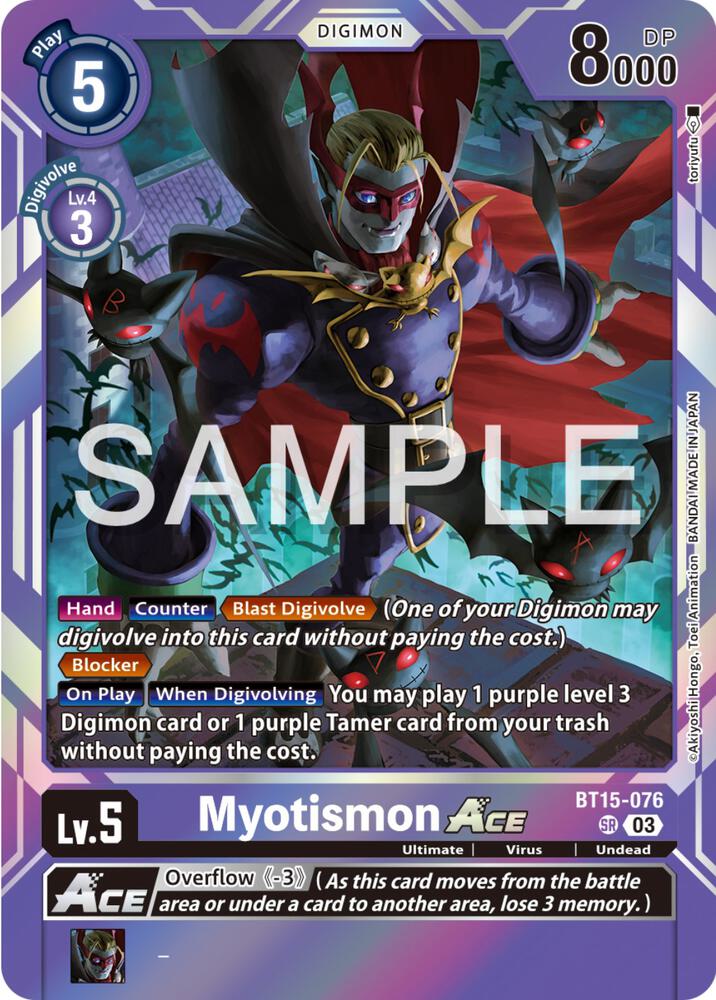 Myotismon ACE (BT15-076 SR) (BT-15)