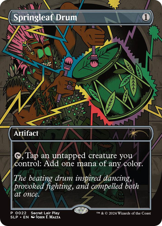 Image for Springleaf Drum (22) (SLP) - Magic: The Gathering