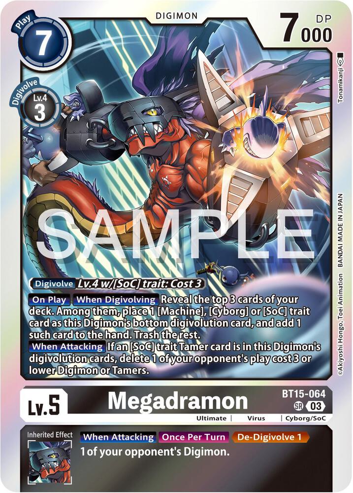 Megadramon (BT15-064 SR) (BT-15)
