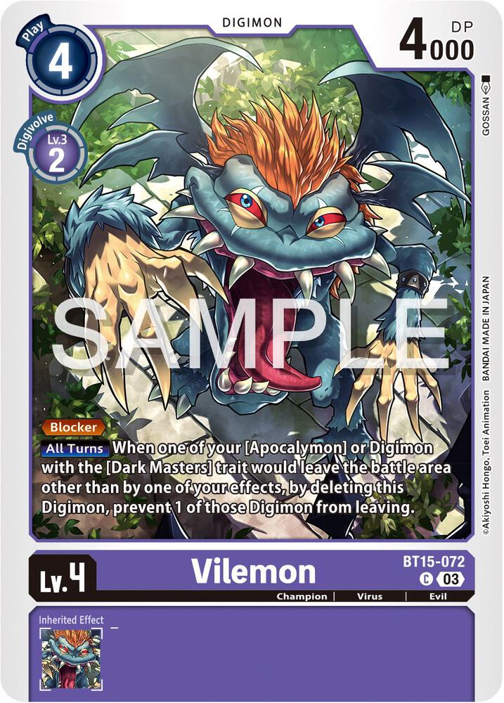 Vilemon (BT15-072 C) (BT-15)