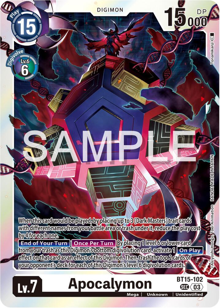 Apocalymon (BT15-102 SEC) (BT-15)