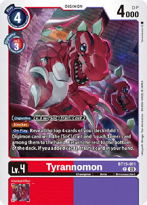 Tyrannomon (BT15-011 C) (BT-15)