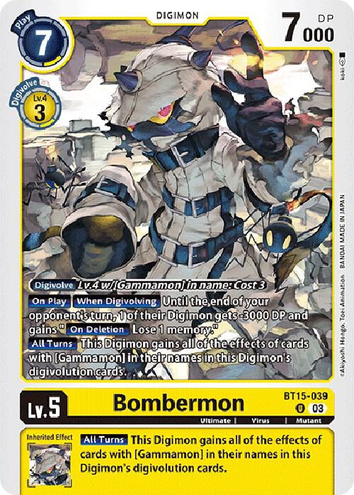 Bombermon (BT15-039 U) (BT-15)