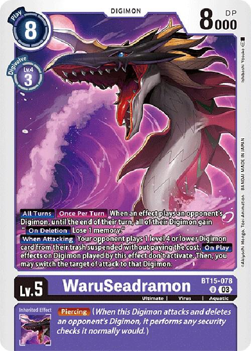WaruSeadramon (BT15-078 U) (BT-15)