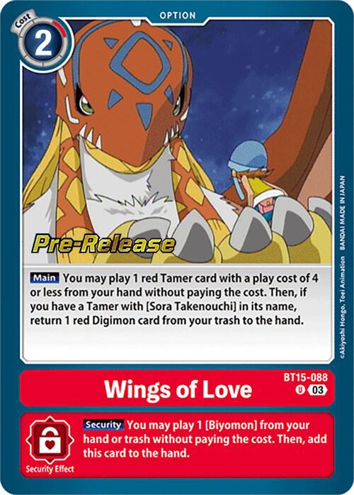 Wings of love (BT15-088 U) (BT-15_PR)