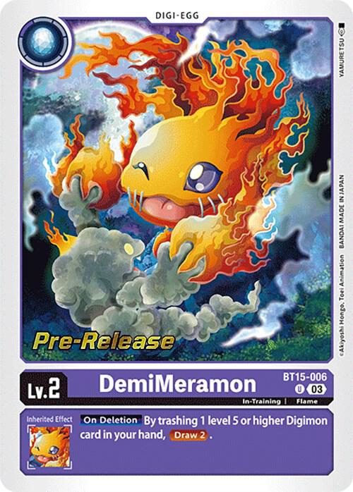 DemiMeramon (BT15-006 U) (BT-15_PR)