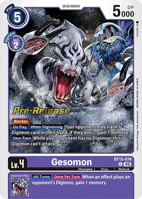 Gesomon (BT15-074 U) (BT-15_PR)