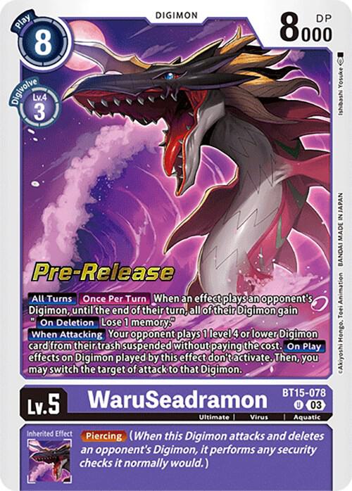 WaruSeadramon (BT15-078 U) (BT-15_PR)