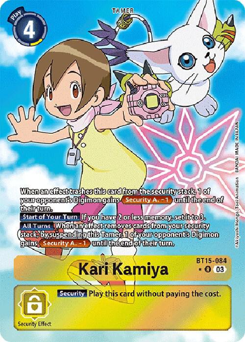 Kari Kamiya (Alternate Art) (BT15-084 R) (BT-15)
