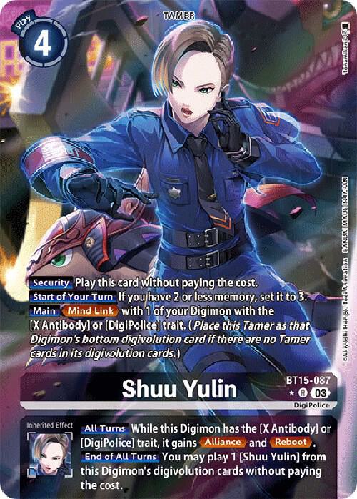Shuu Yulin (Alternate Art) (BT15-087 R) (BT-15)